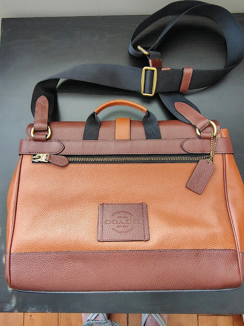 Coach Leather Messenger Bag - photo 2
