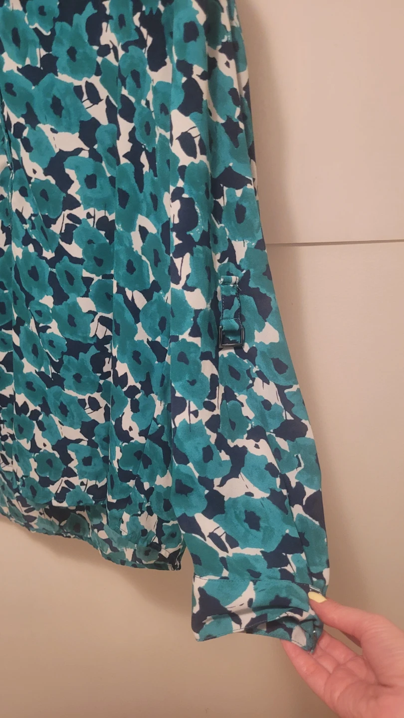 Floral Print Blouse - Size L - photo 4