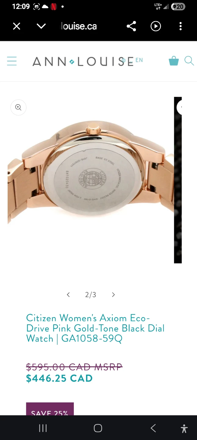 Citizen Women's Axiom Eco-Drive Watch - photo 2