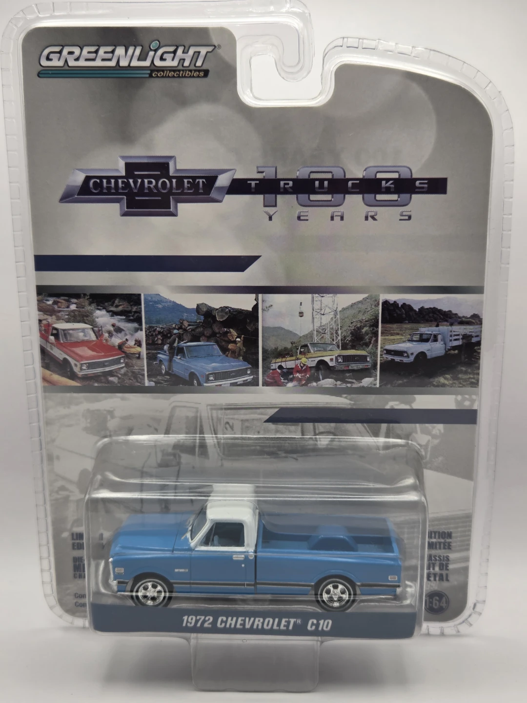 Greenlight 1:64 1972 Chevrolet C10 Truck Chevy 100 Years Series