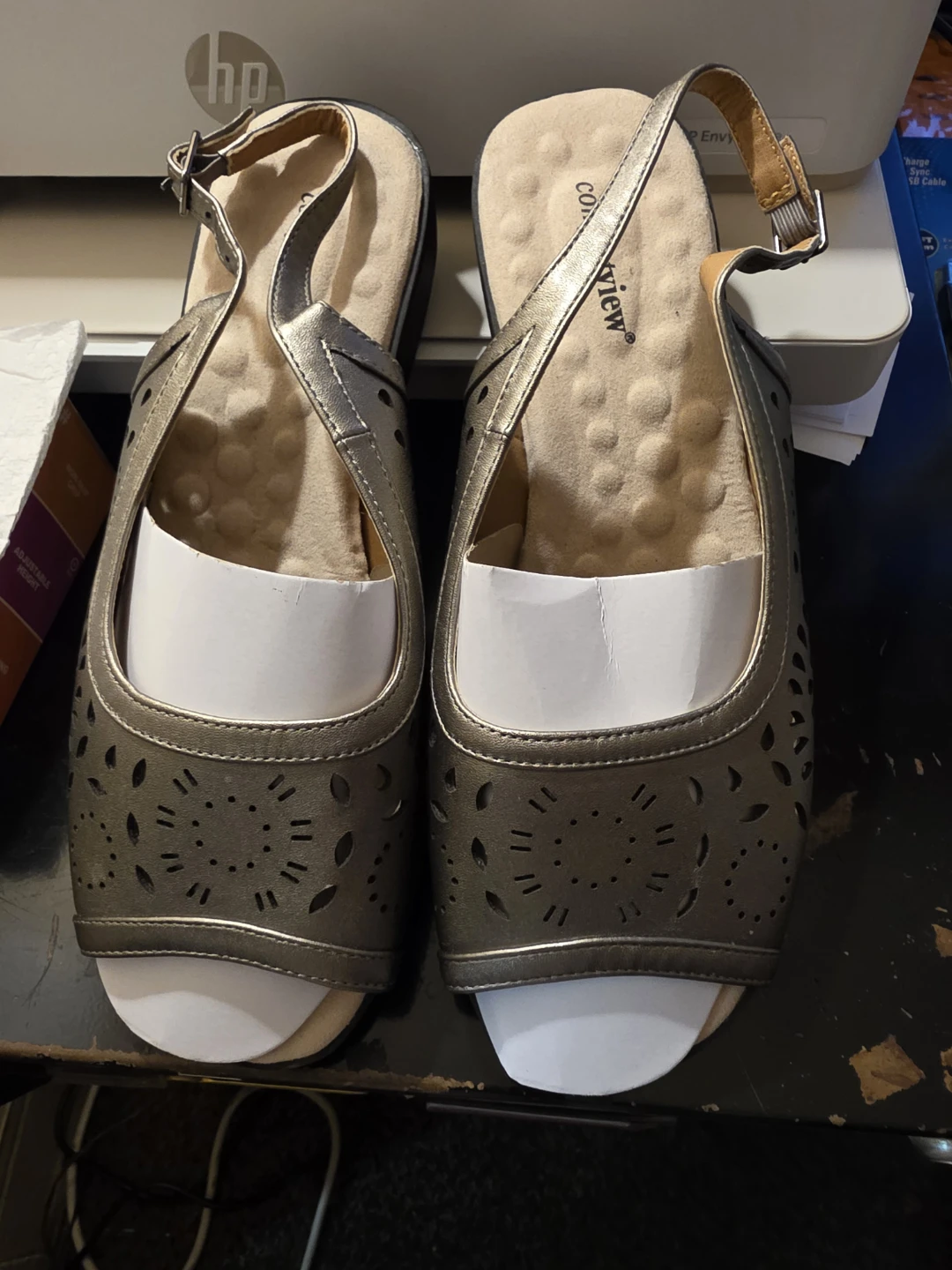 Comfortview Women's Sandals Size 10W
