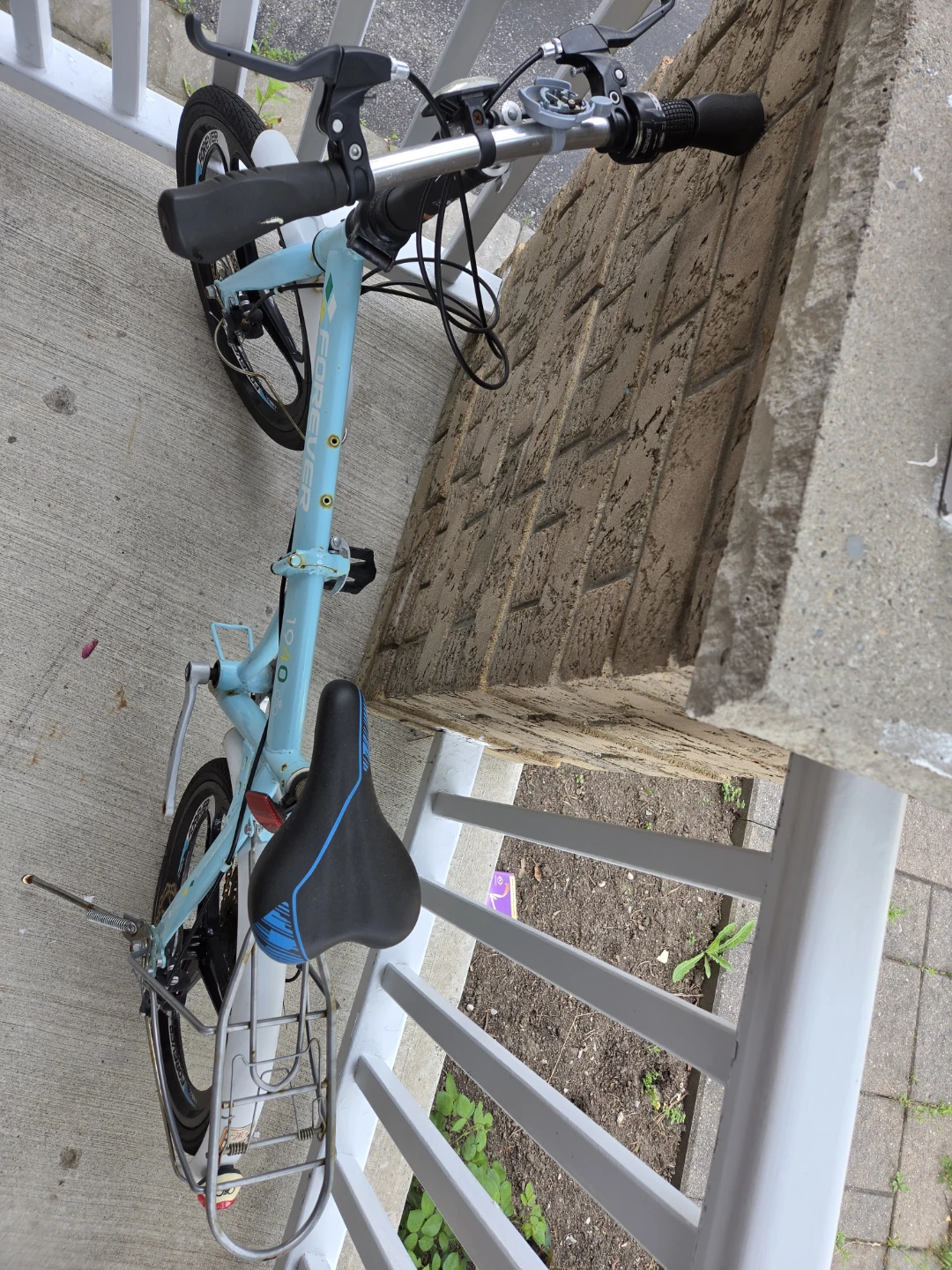 Light Blue Folding Bike - photo 4