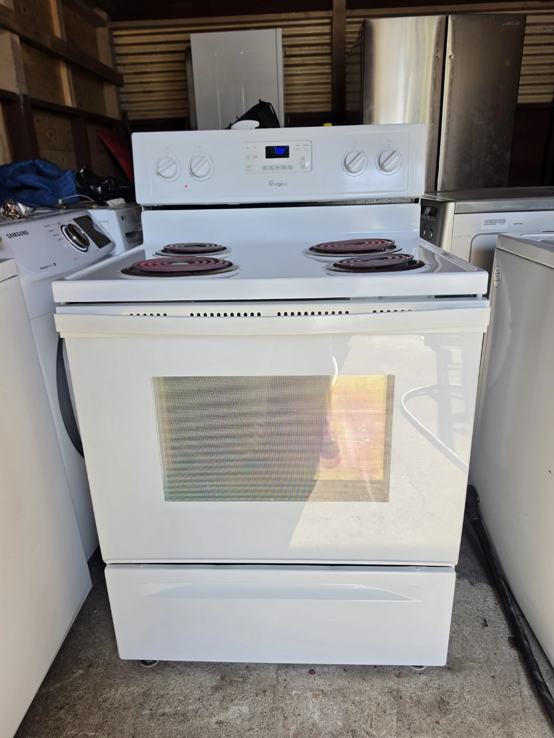 White Electric Coil Range 30" - Delivery Available - photo 2