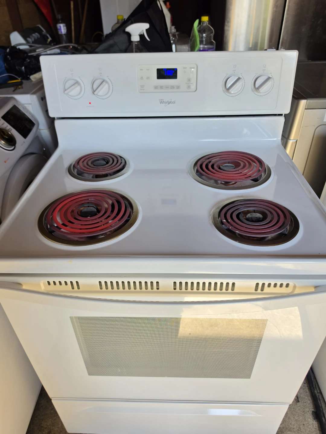 White Electric Coil Range 30" - Delivery Available - photo 3