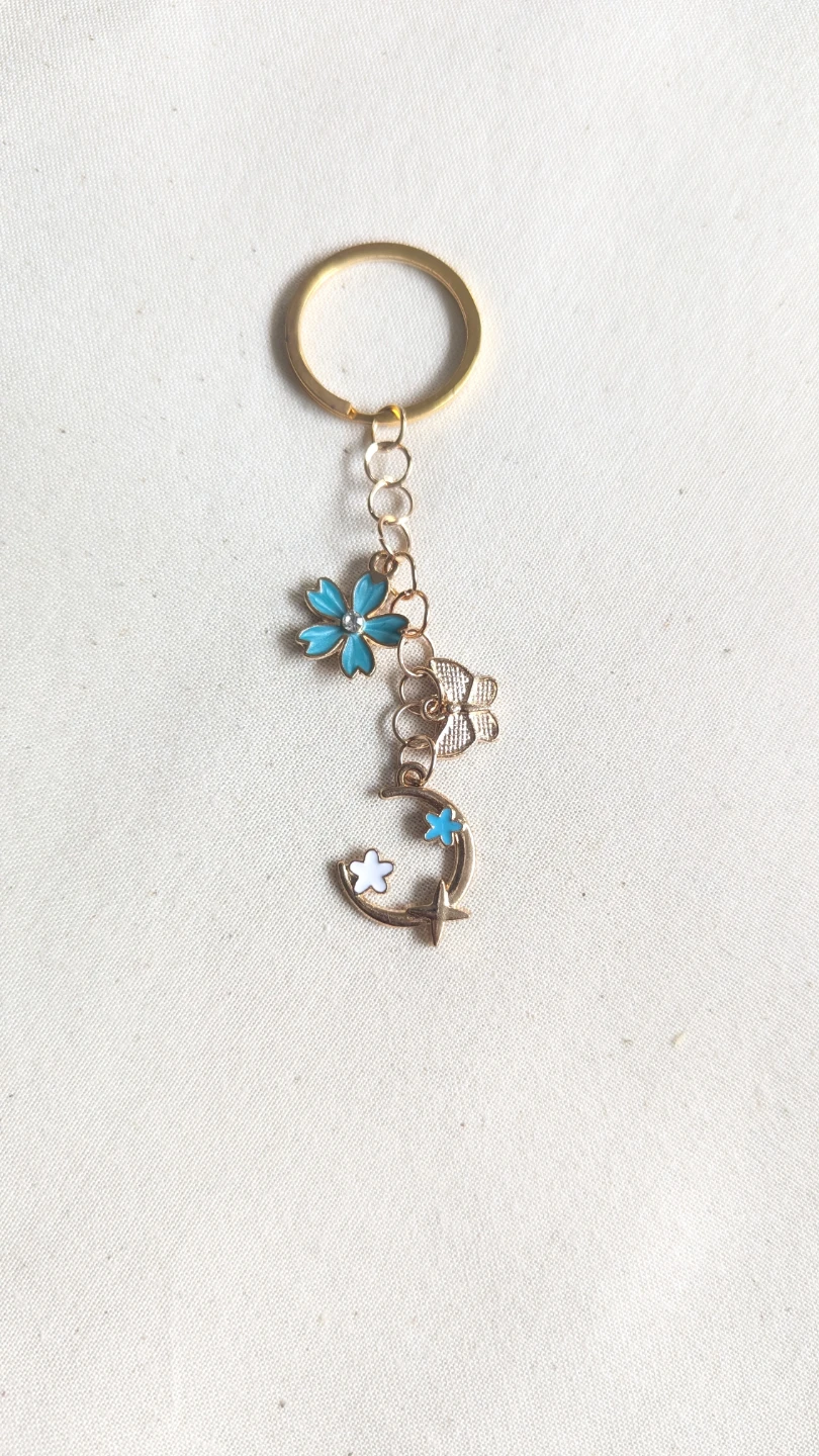 Blue purse charms