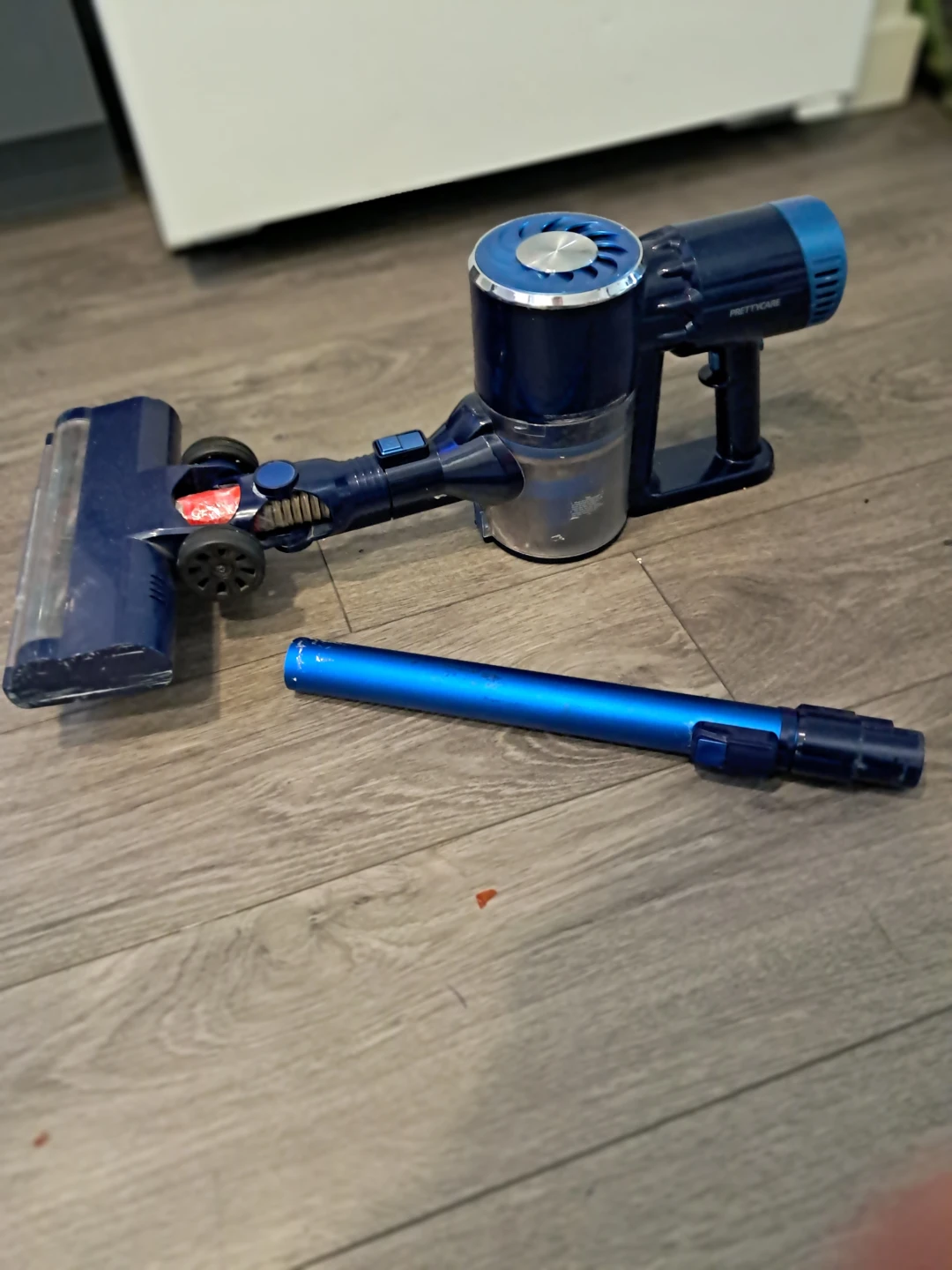PrettyCare Cordless Stick Vacuum Cleaner - Blue