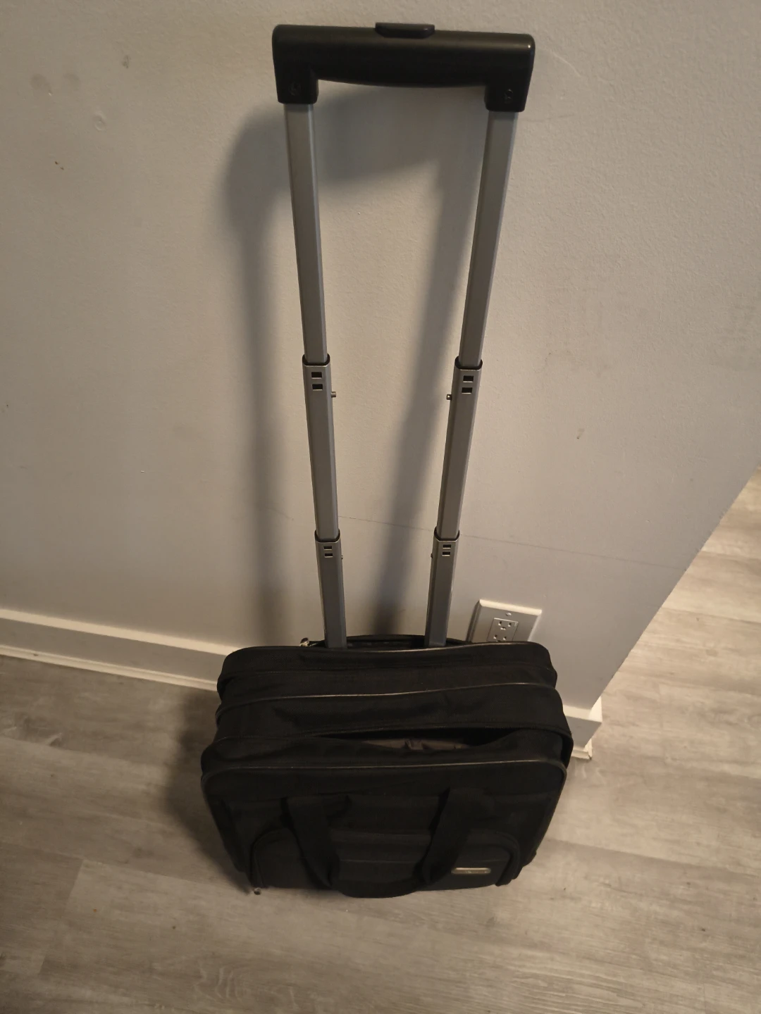 Black Rolling Briefcase