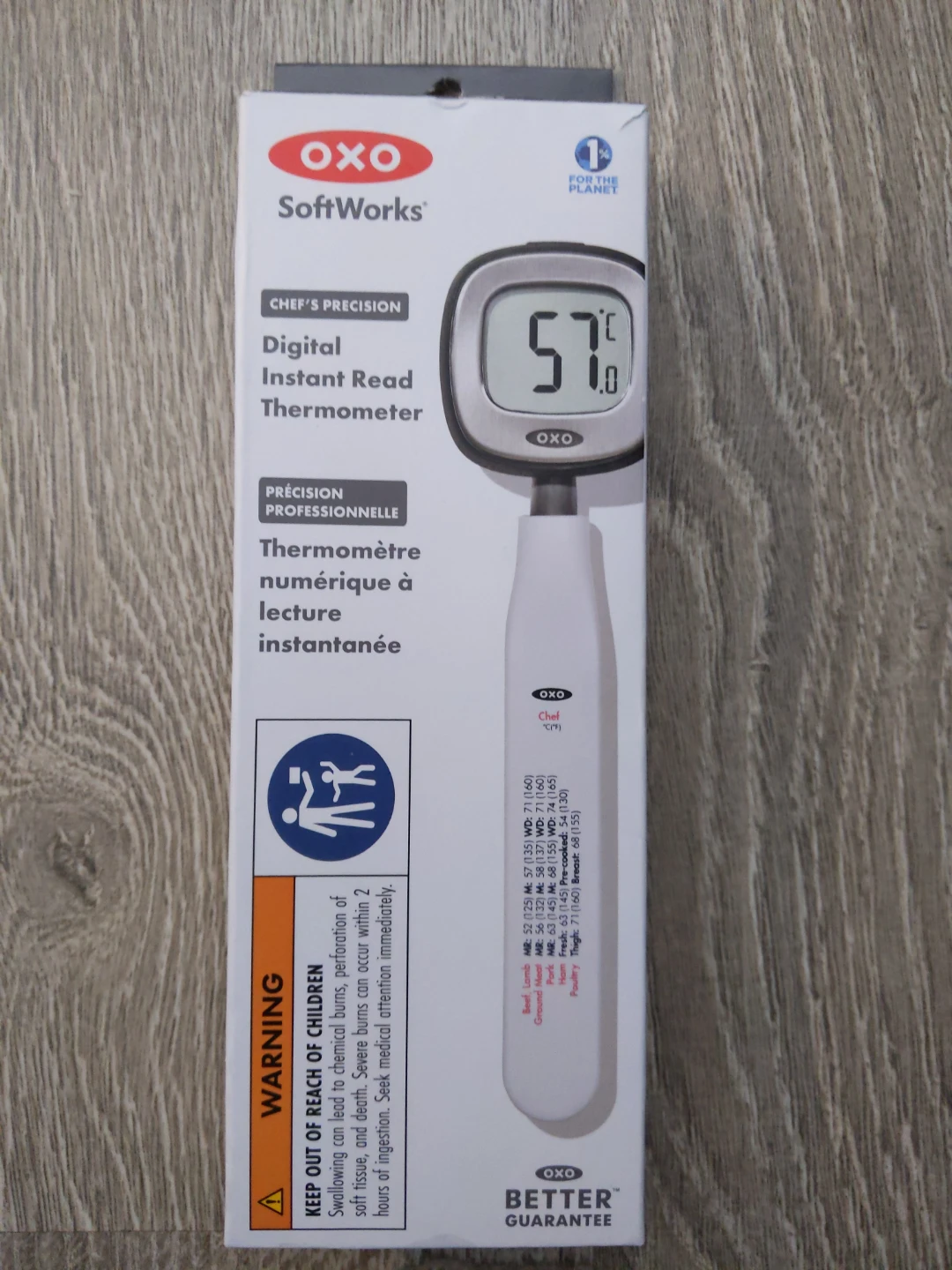 NEW OXO SoftWorks Chef's Precision Digital Thermometer