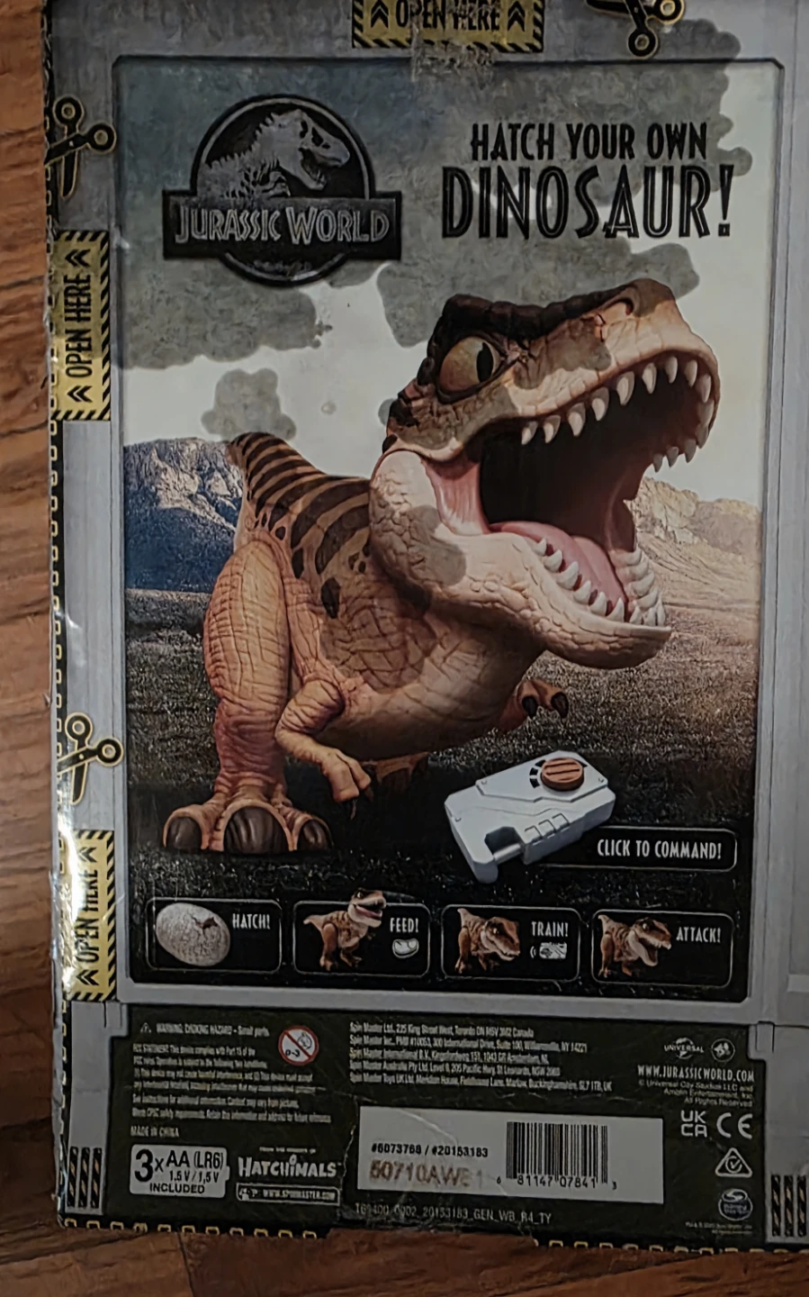 Jurassic World Primal Hatch T-Rex Dinosaur Toy