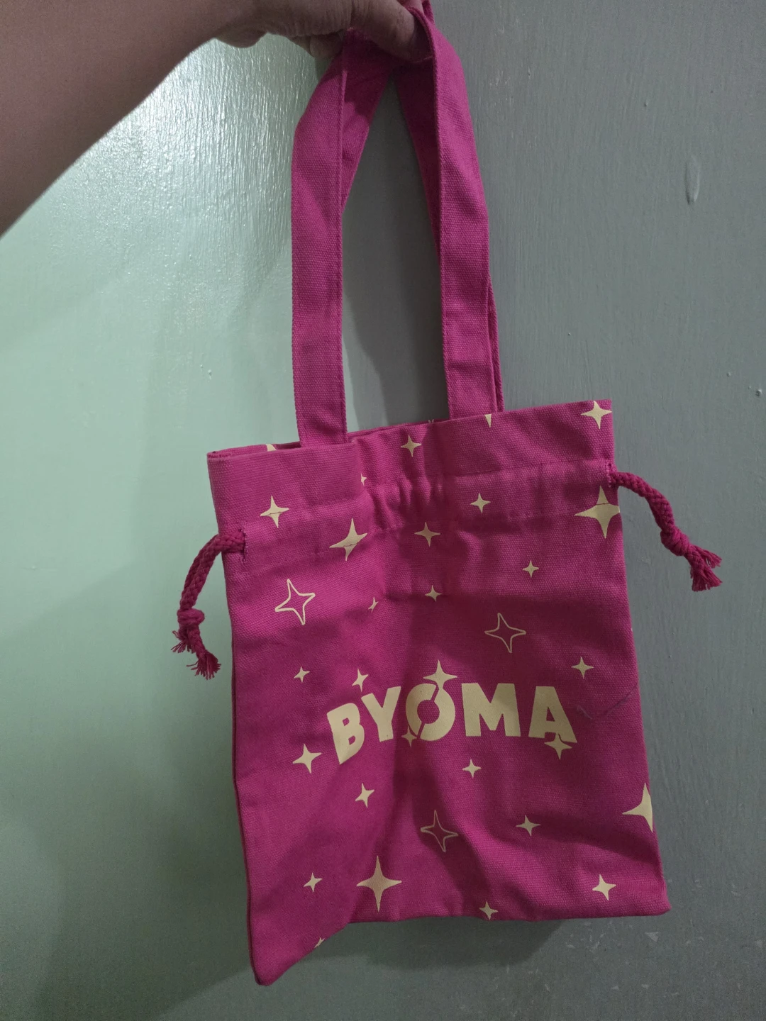 BYOMA Pink Drawstring Pouch Bag ⚽️ - photo 2