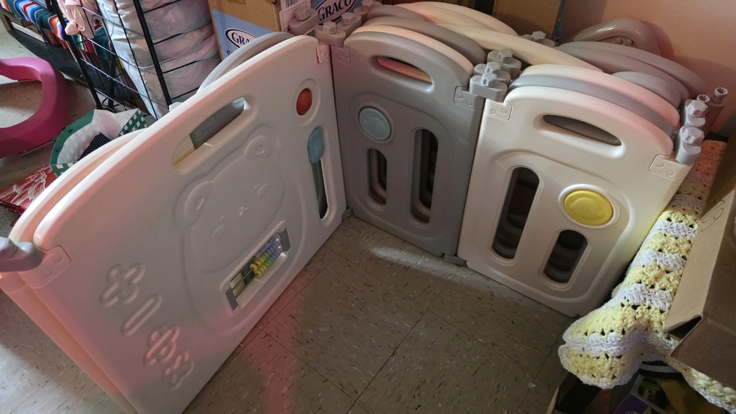Uanlauo Foldable Baby Playpen
