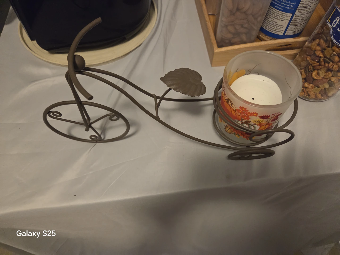 Wire Bicycle Candle Holder - photo 2