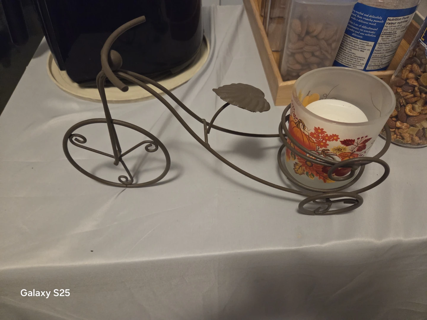 Wire Bicycle Candle Holder - photo 3