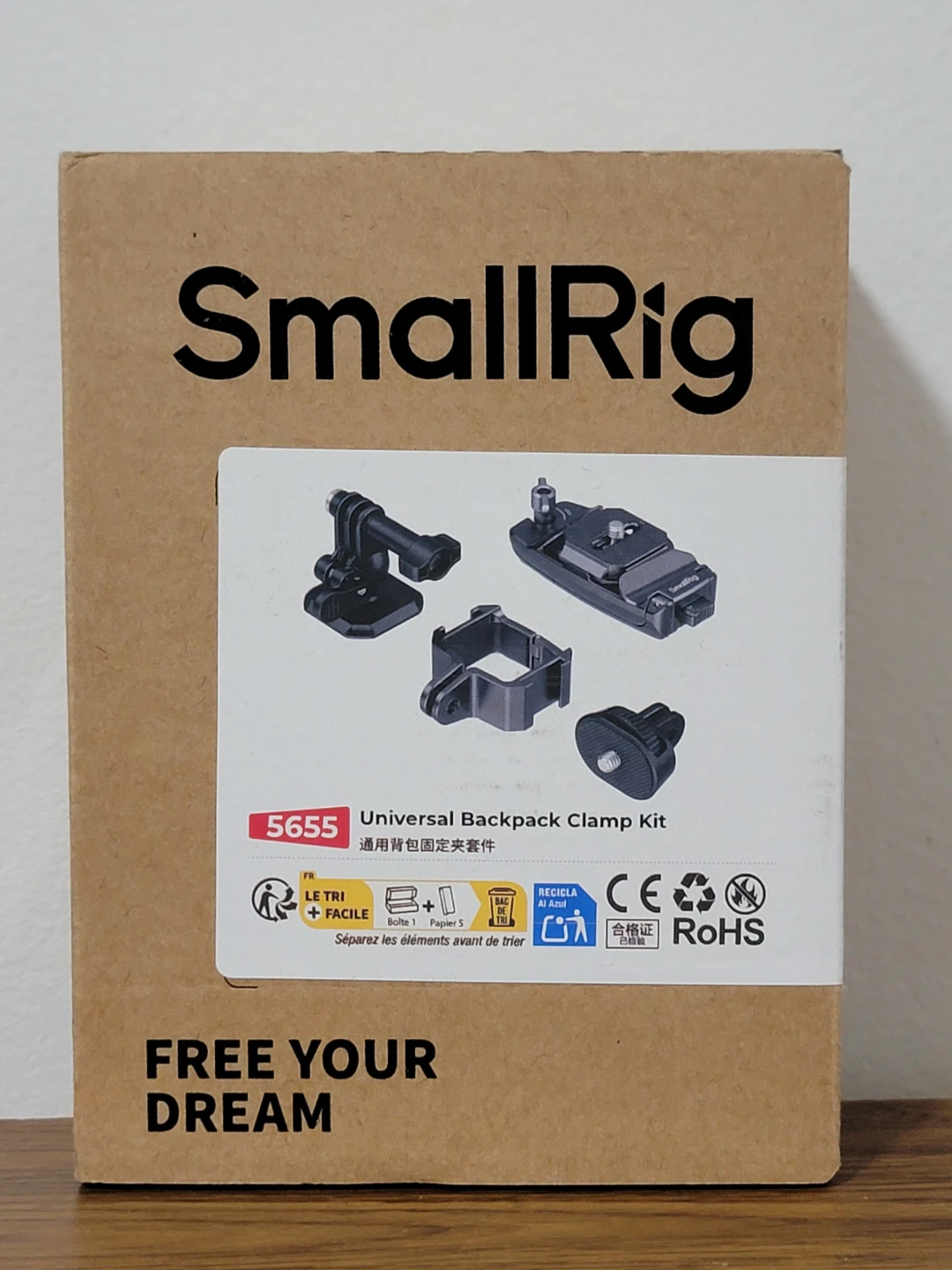 Universal backpack clamp kit