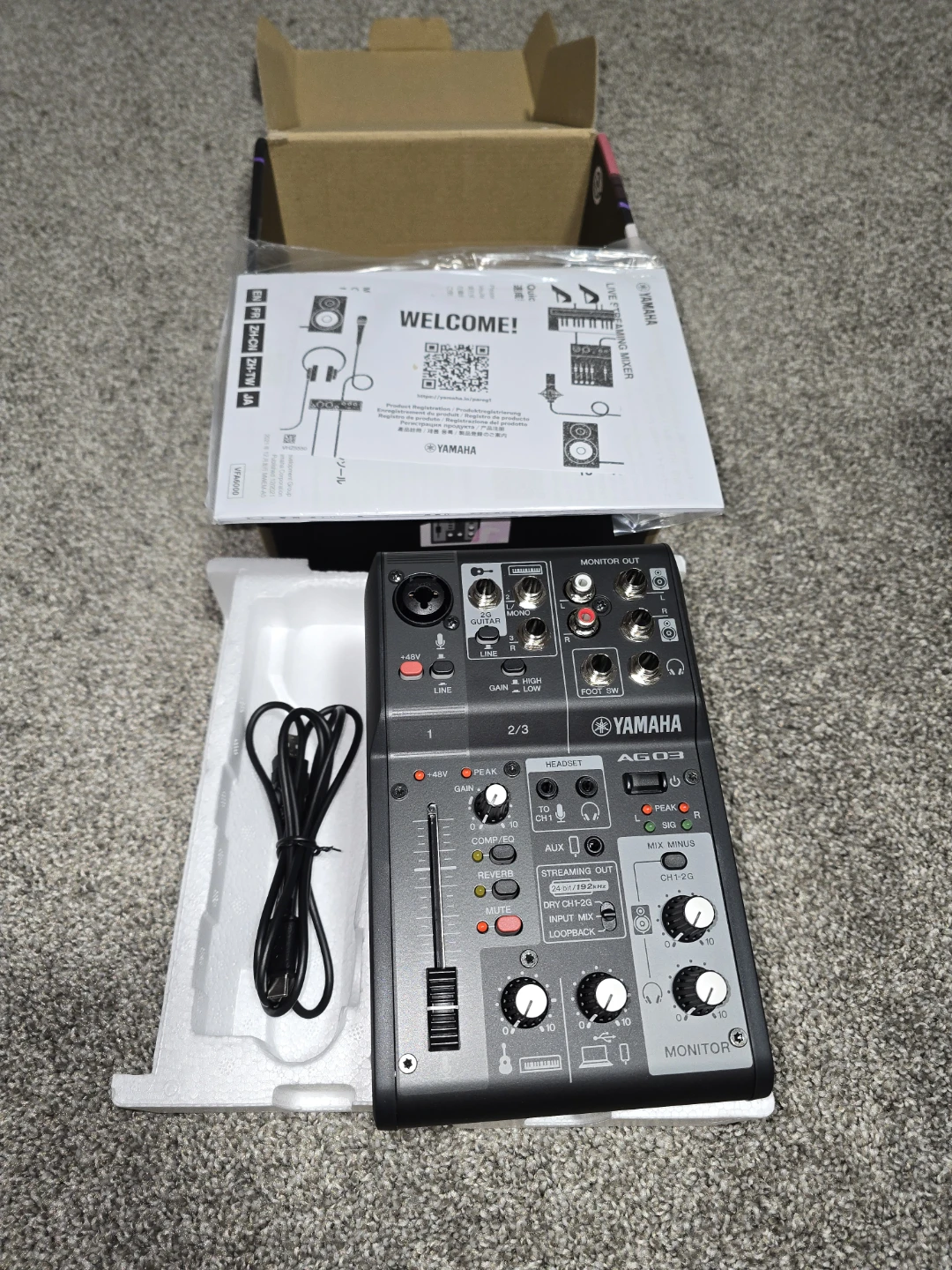 Yamaha AG03 Mk2 Live Streaming Mixer - photo 2