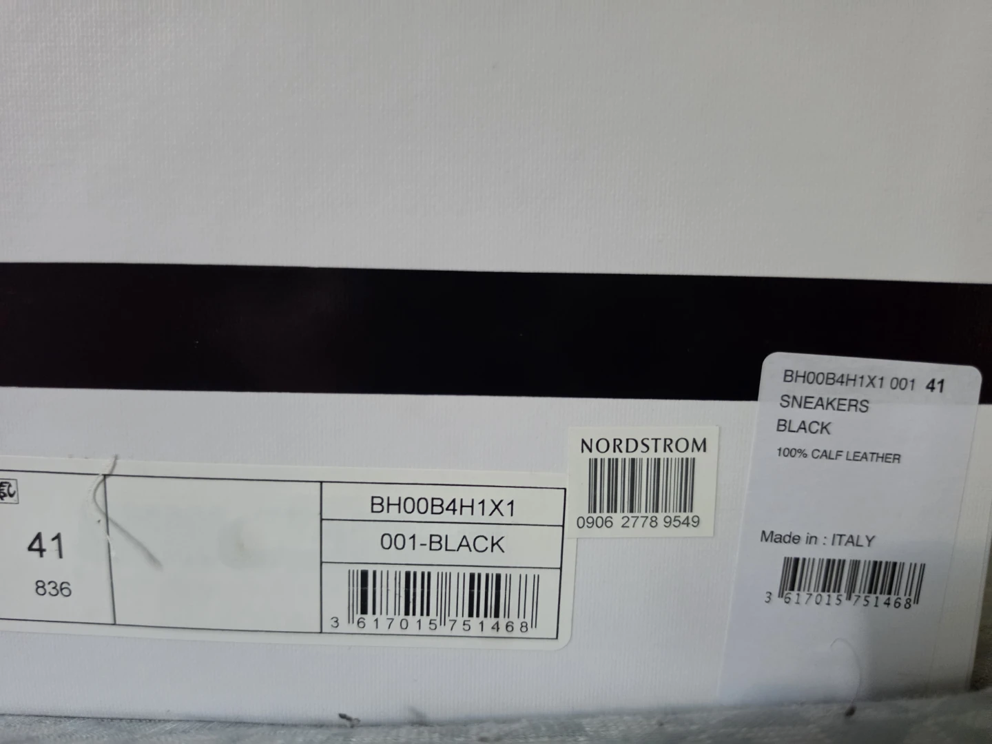 Men' Givenchy Calf Leather Sneakers - EU Size 41 - photo 5