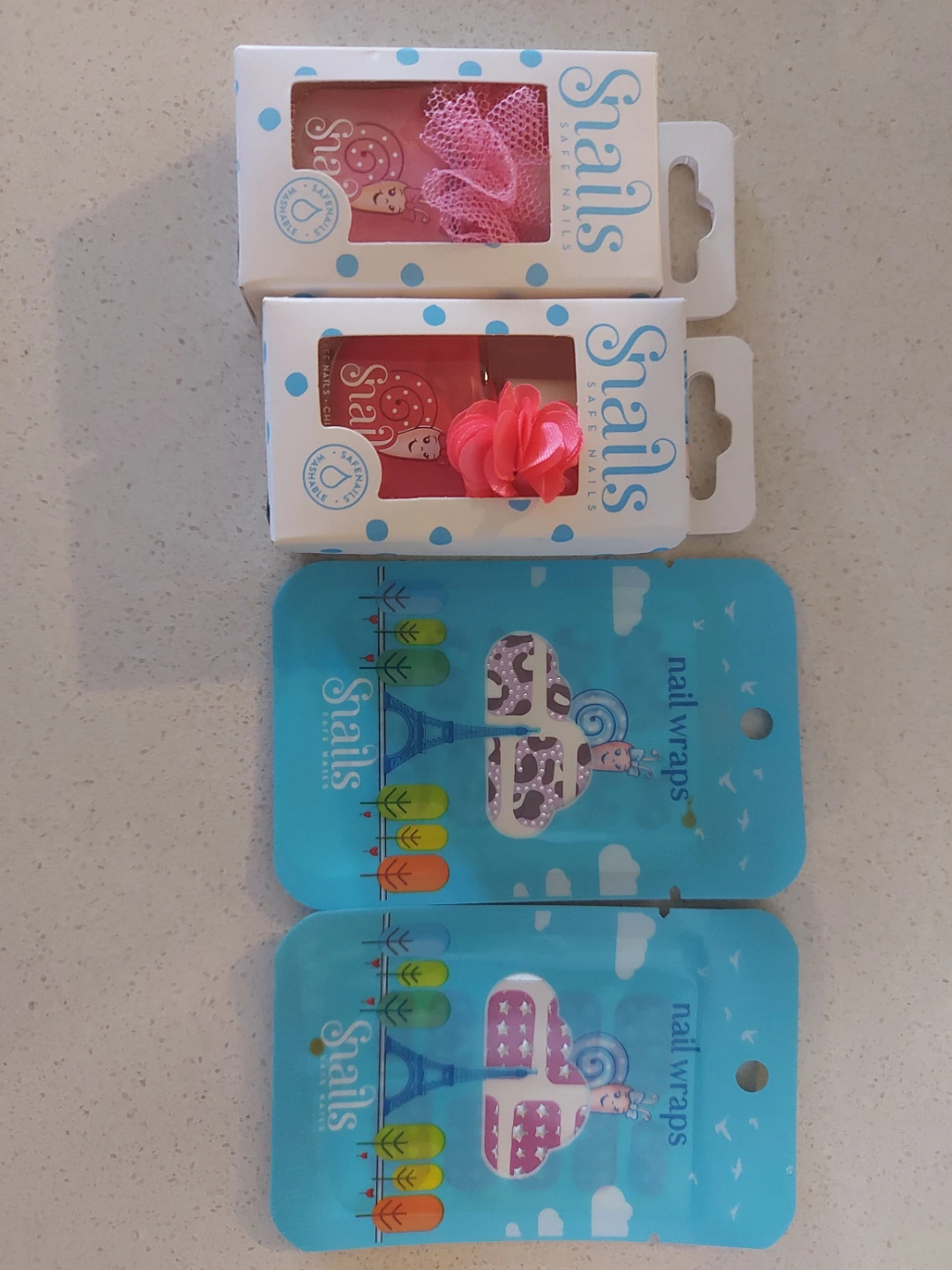 SNAILS Safe Nails Nail Polish and Nail Wraps Set