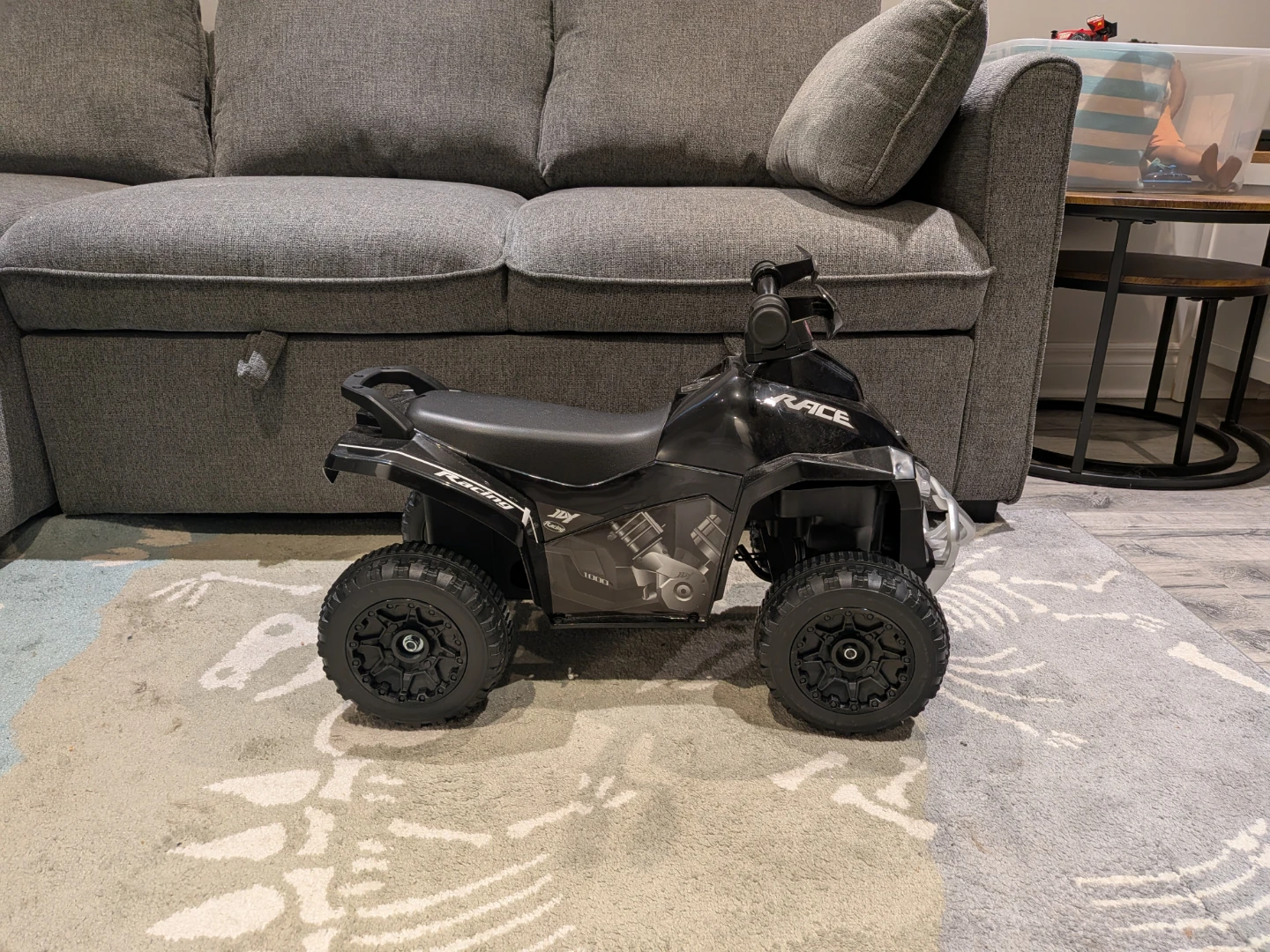 Black Kids "Race" ATV Toy