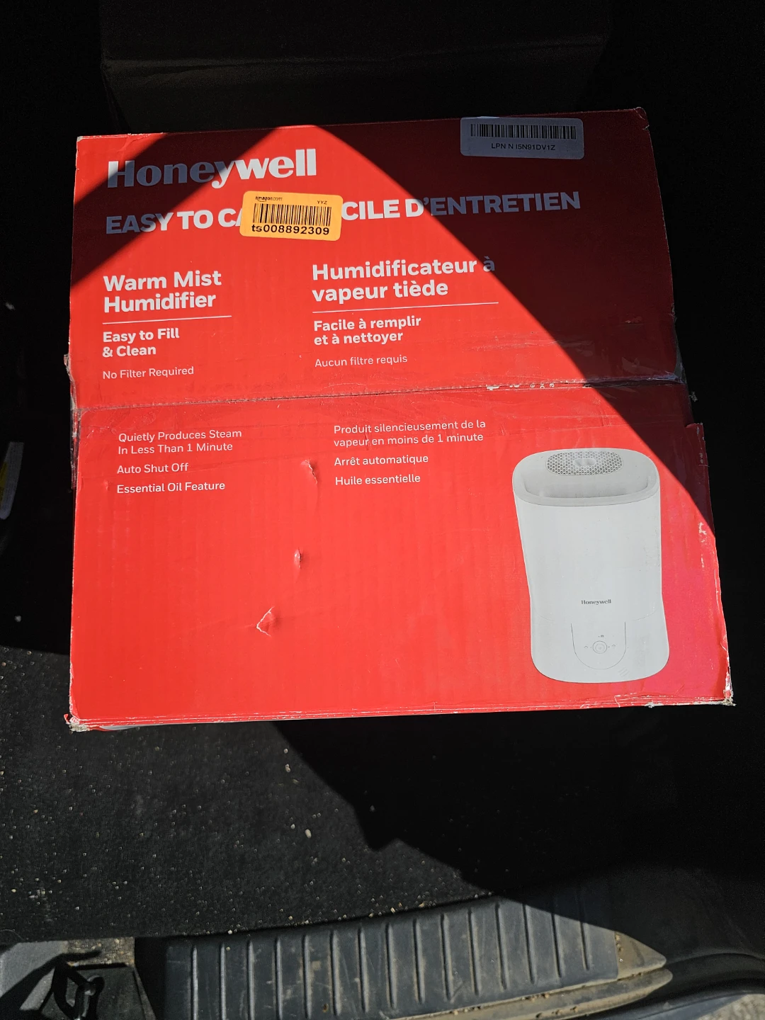 Honeywell Easy to Care Warm Mist Humidifier - photo 3