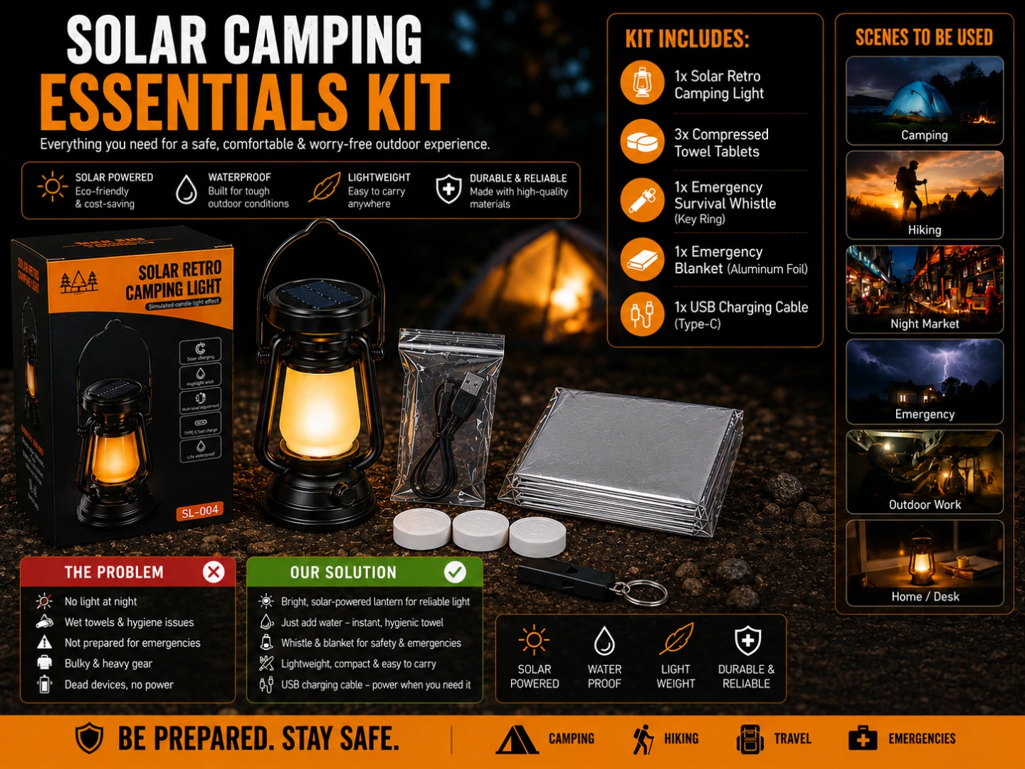Lantern Light Camping Essentials Kit - photo 5