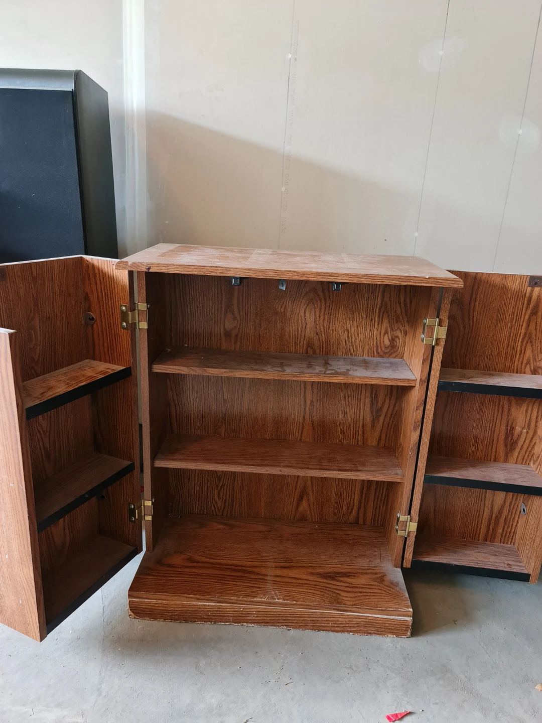 Oak Veneer Storage Cabinets