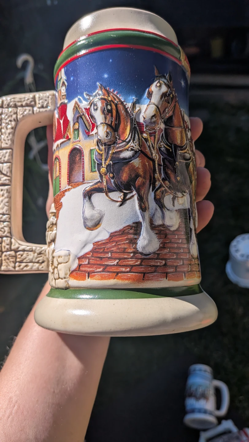 Collection of eight Budweiser Beer Steins good condition - photo 5