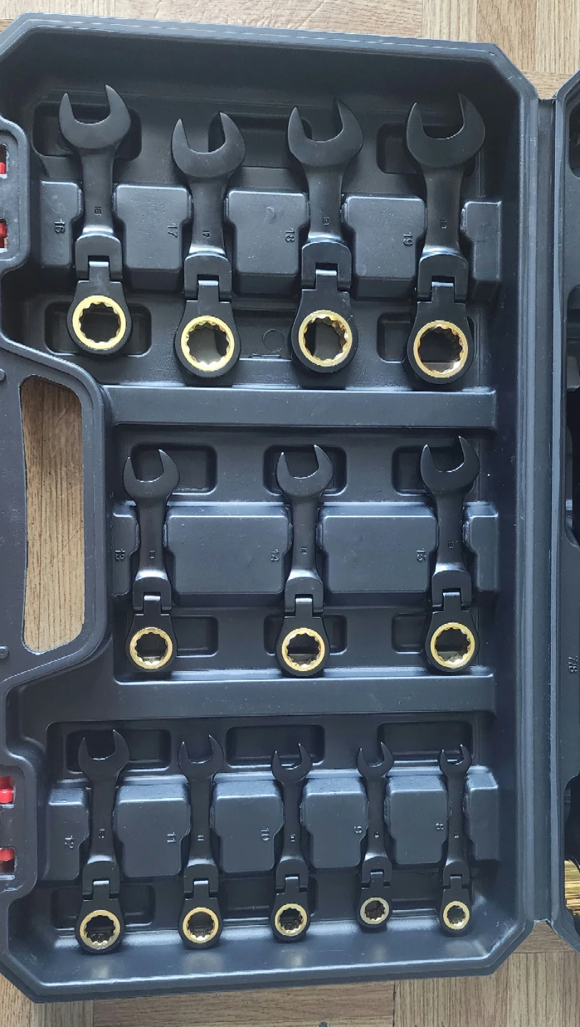 EMENTOL 24 pieces ratcheting Wrench Set - photo 3