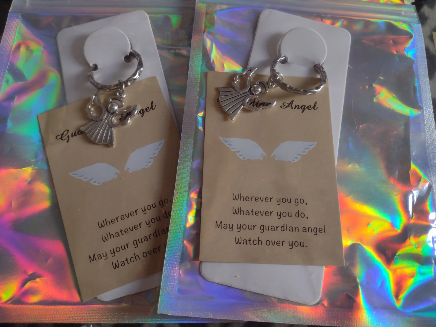 Guardian Angel Keychain Lot of 5⚽ - photo 2