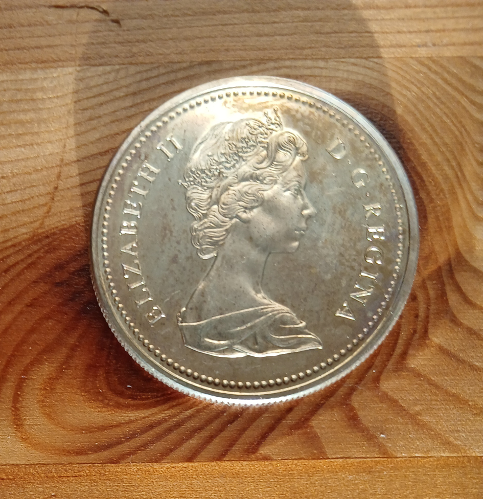 1971 Canada Silver Dollar Coin - British Columbia - photo 2
