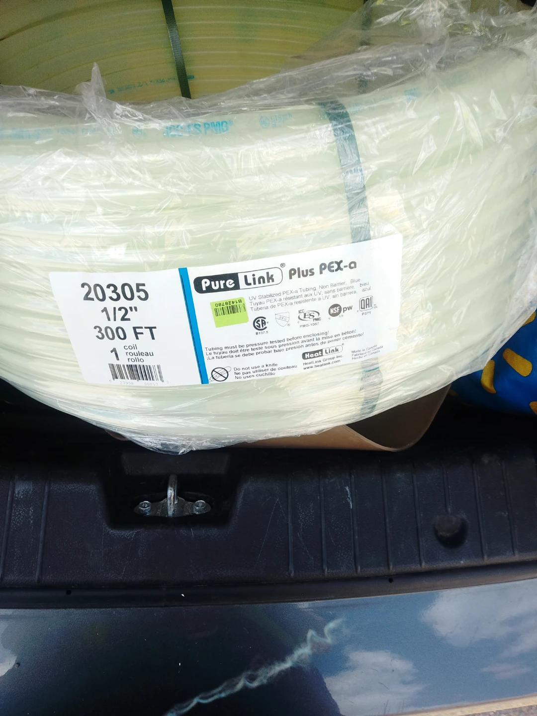 PURELINK 1/2" White PEX-a Tubing, 300 ft Coil