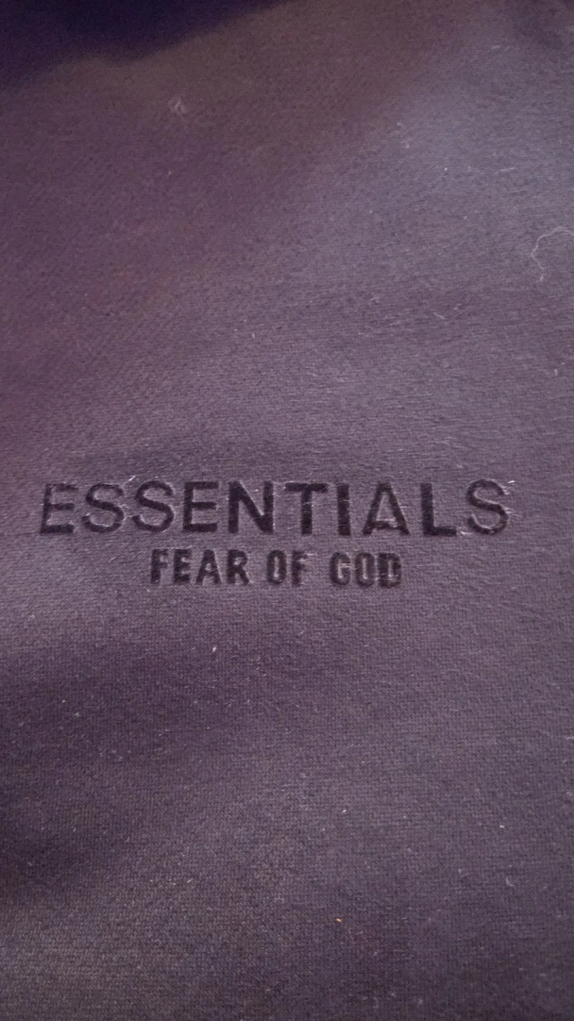 ESSENTIALS FEAR OF GOD Black Hoodie - photo 5