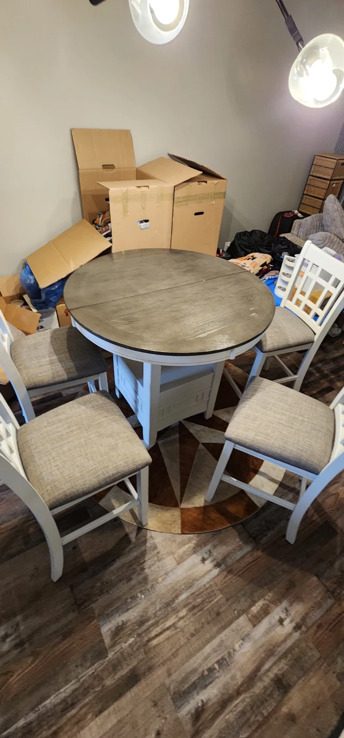 Dena Counter-Height Dining Table with Extension - photo 2