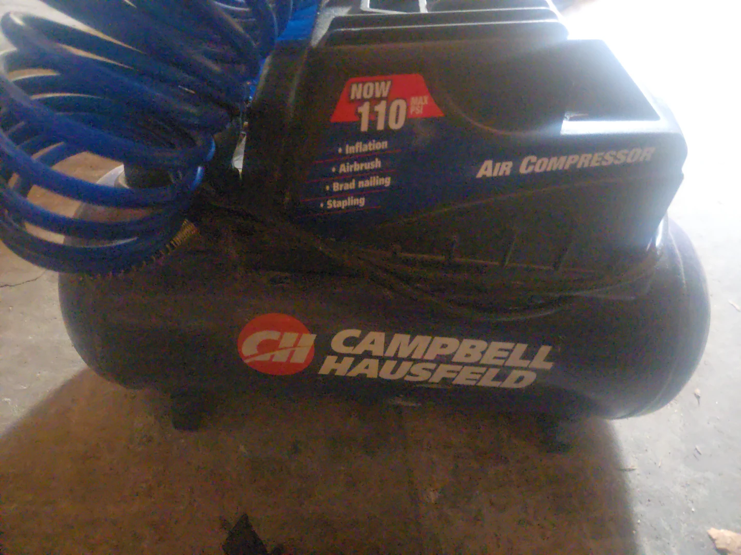 Campbell Hausfeld 3-Gallon Portable Horizontal Air Compressor