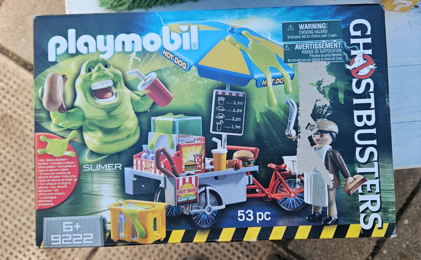 Playmobil Ghostbusters Slimer Hot Dog Cart 53 pc