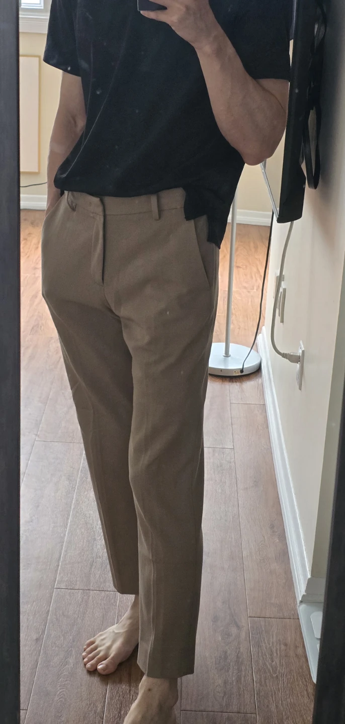 TOPTEN Baige Cropped Chinos (30)