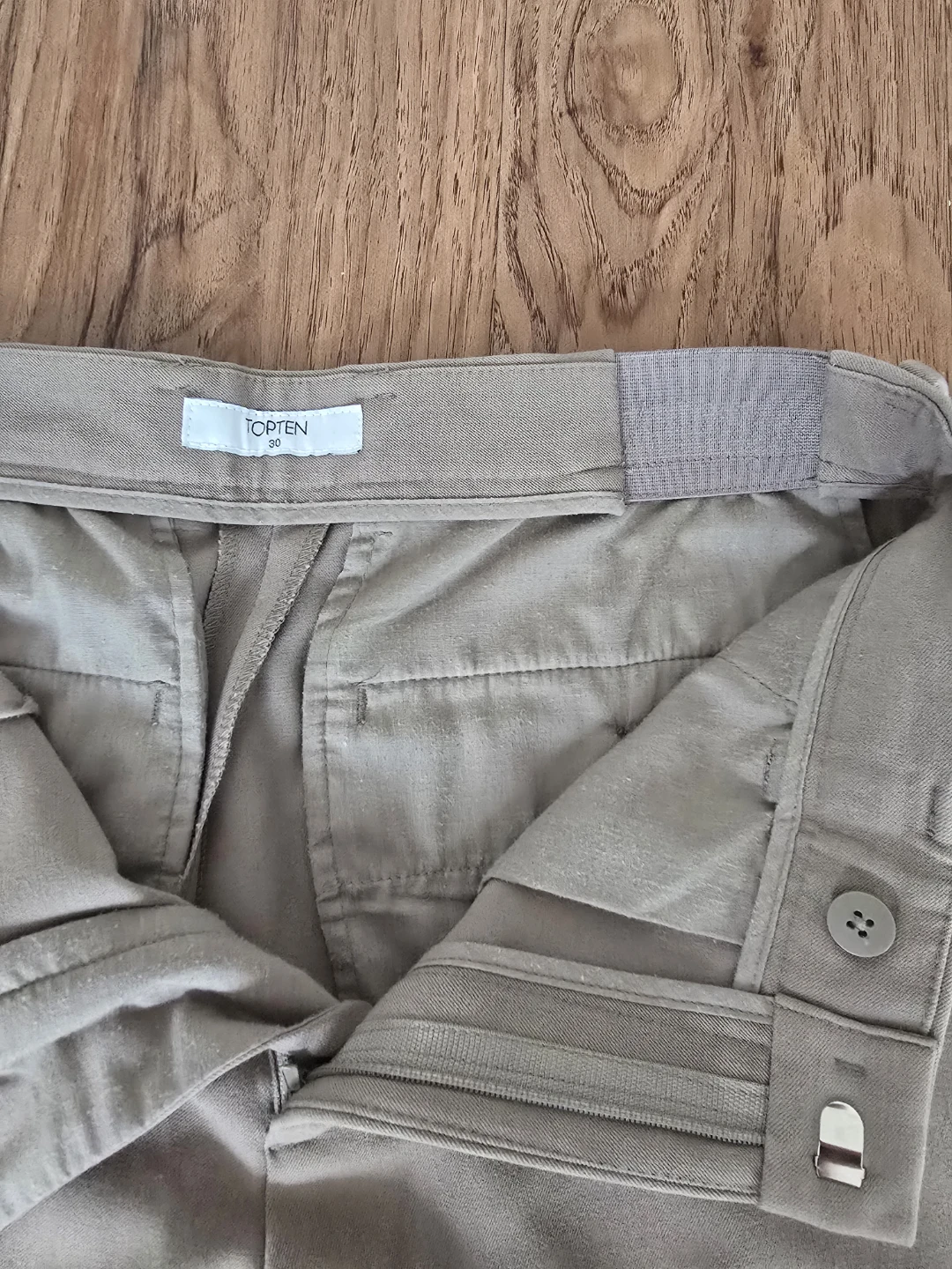TOPTEN Baige Cropped Chinos (30) - photo 3
