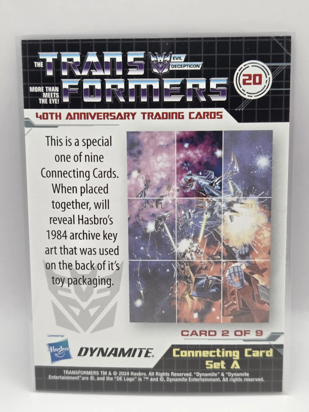 Transformers 40th Anniversary Card #20 - Foil Parallel (2 of 9) - photo 2