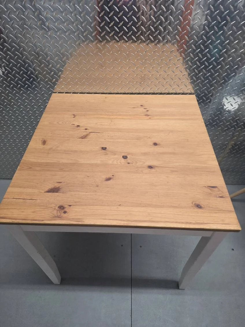 IKEA LERHAMN Solid Wood Square Kitchen Table / Compact Desk - photo 2