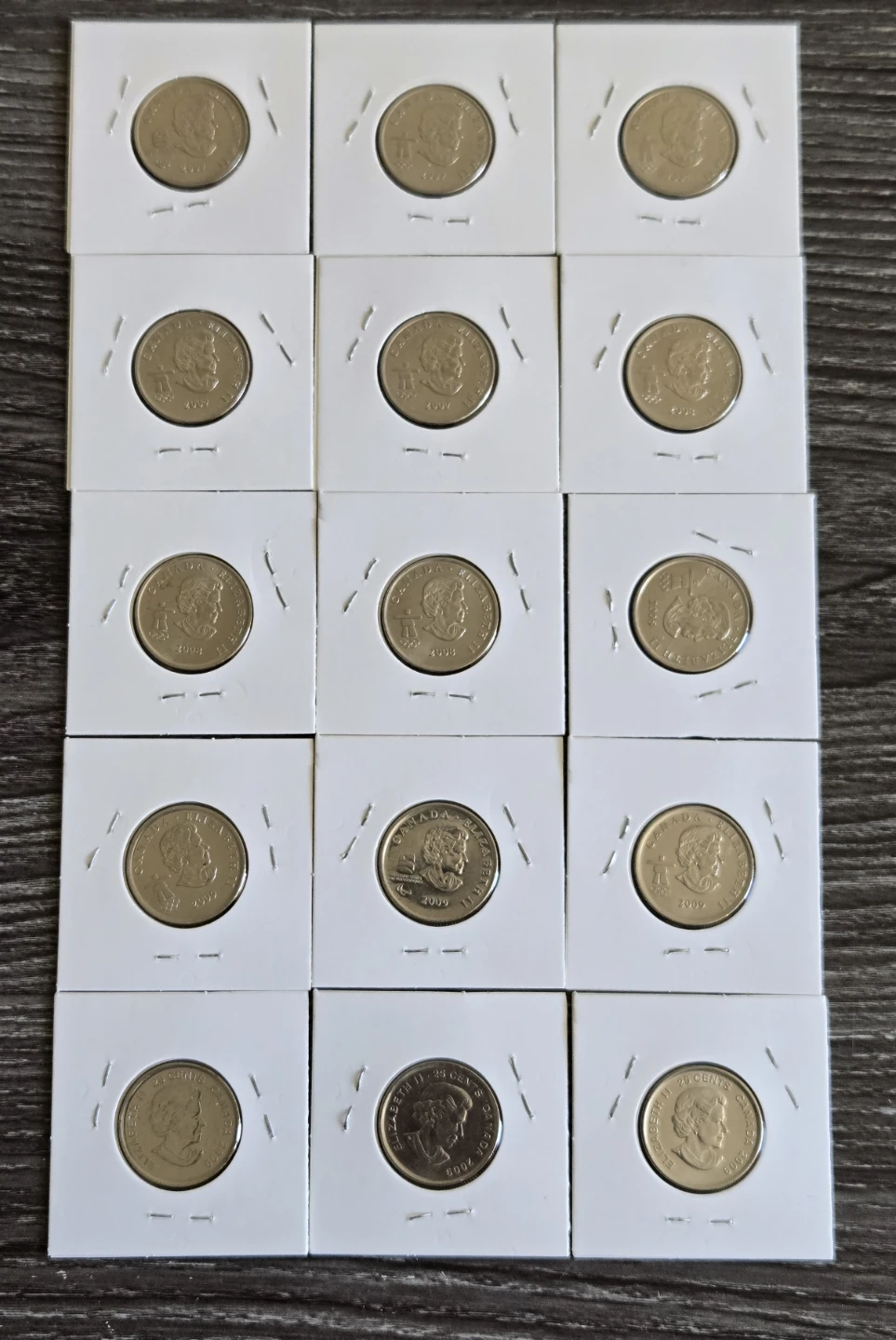 BU 2007- 2009 Canada 2010 Vancouver Olympic Quarter Set. - photo 2