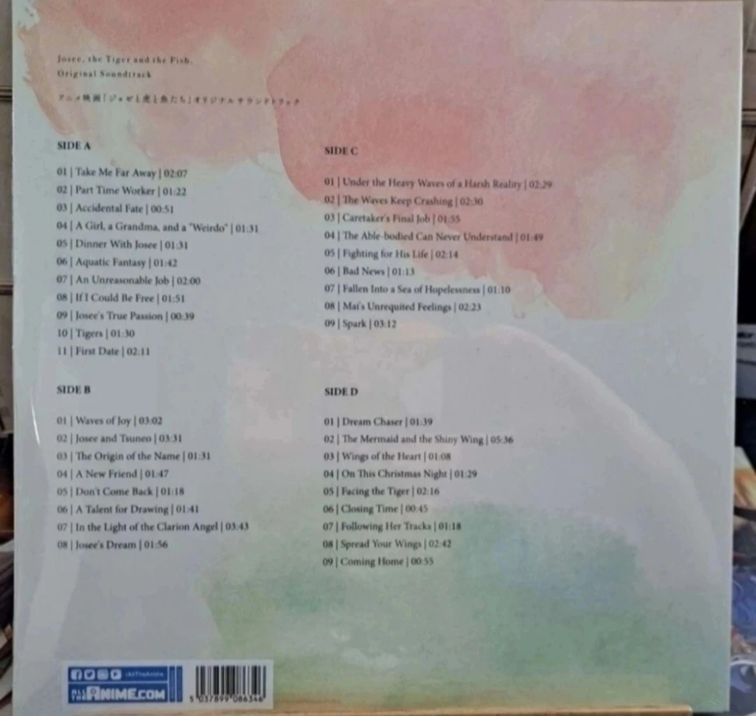 Josee the Tiger and the Fish ANIME SOUNDTRACK vinyl record - photo 2
