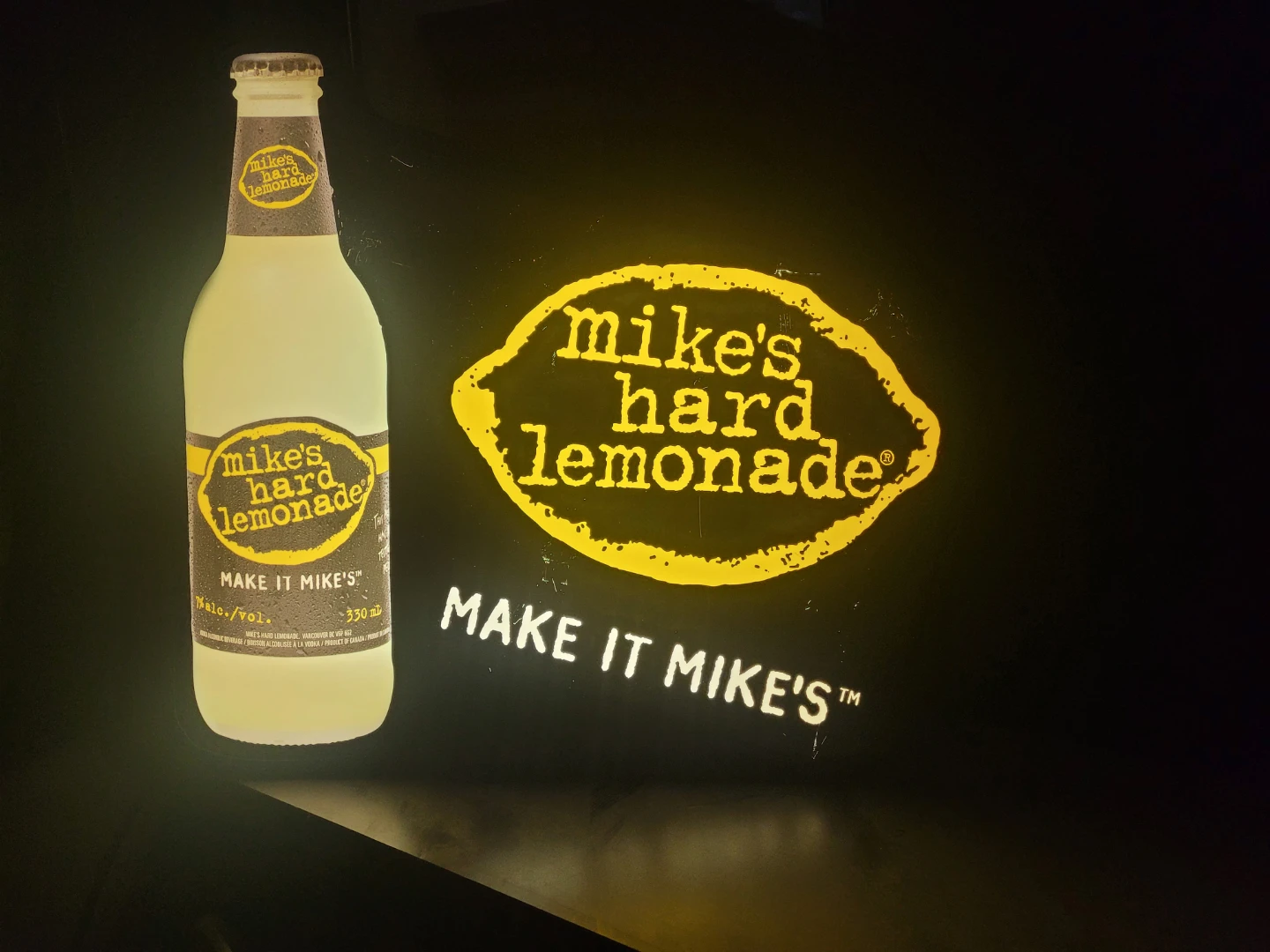 Mike's Hard Lemonade Sign