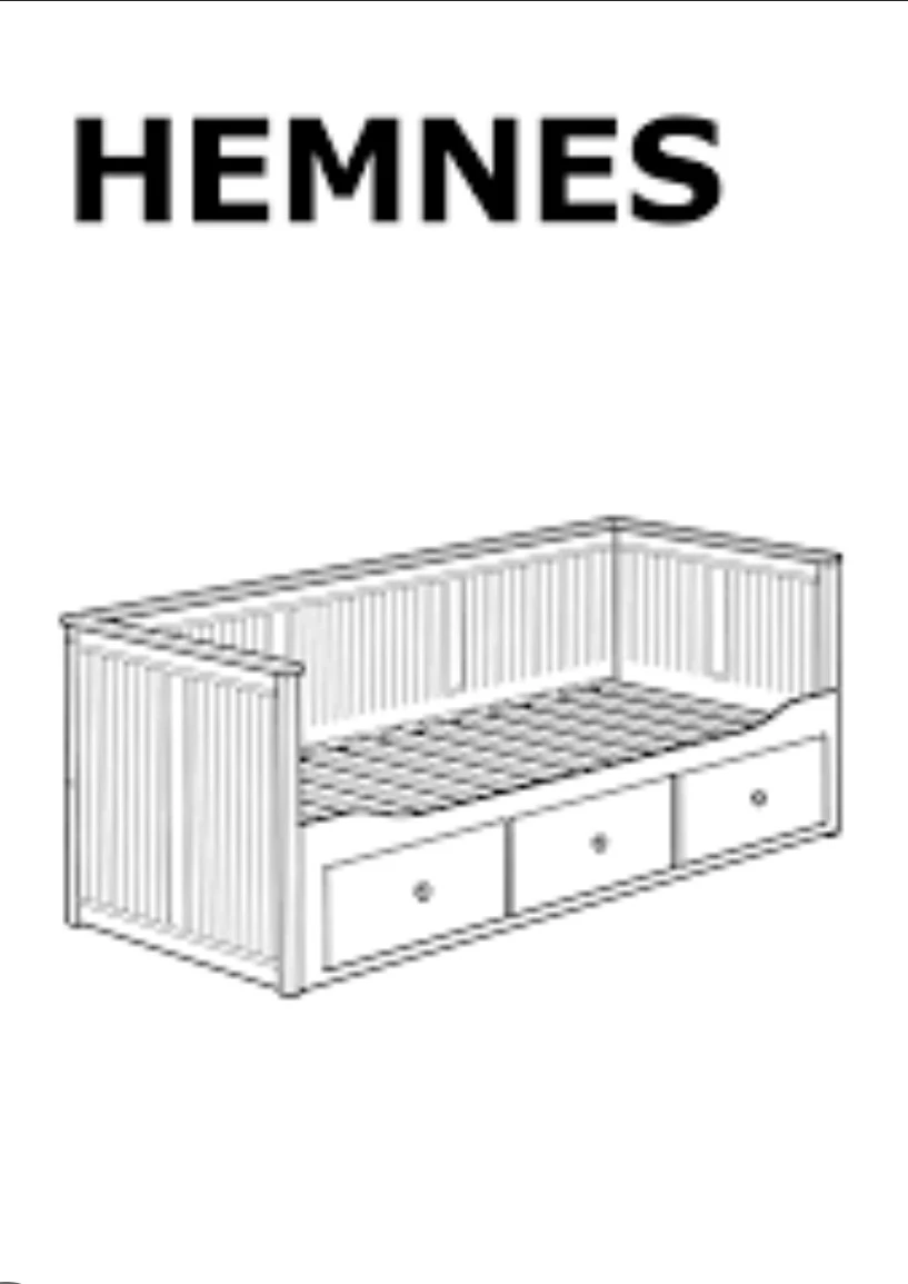 IKEA HEMNES DAYBED WHITE - photo 3