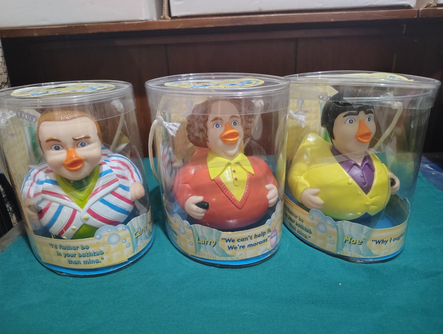 3 Stooges Rubber Duck Set