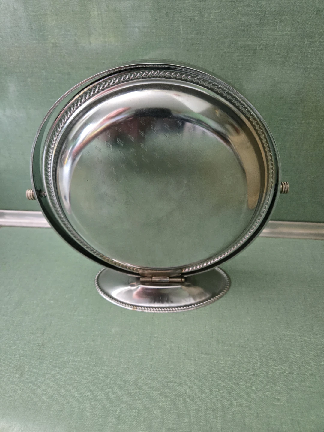 Vintage 3 Tier Foldable Serving Tray - photo 4