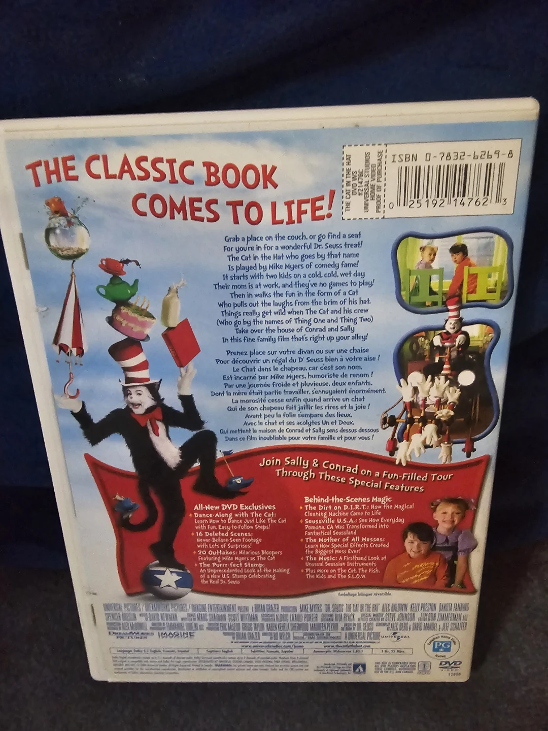 Dr. Seuss The Cat in the Hat DVD - photo 2