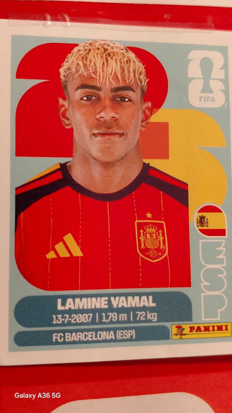 Lamine Yamal FIFA 2026 Sticker Card