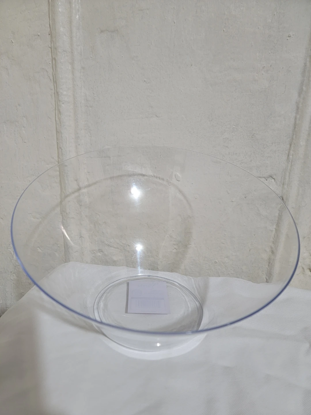 Clear Plastic Serving Bowl
