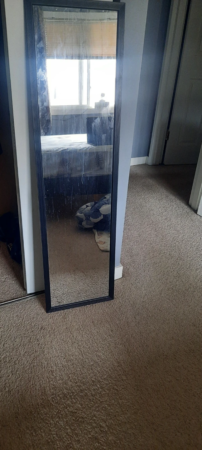 Black Framed Full Length Mirror