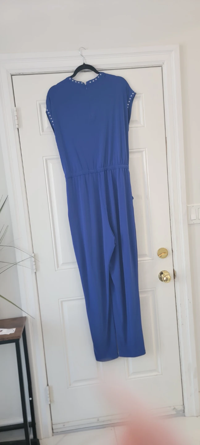 Calvin Klein Blue Grommet Detail Jumpsuit - photo 2