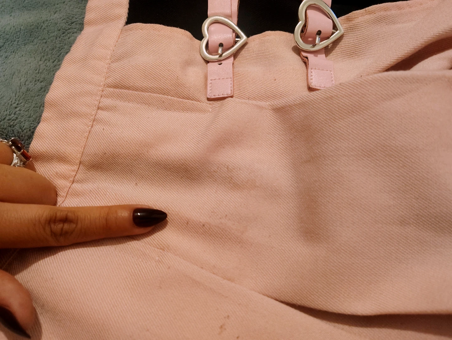 Pink & Black Asymmetrical Pleated Skirt - photo 4